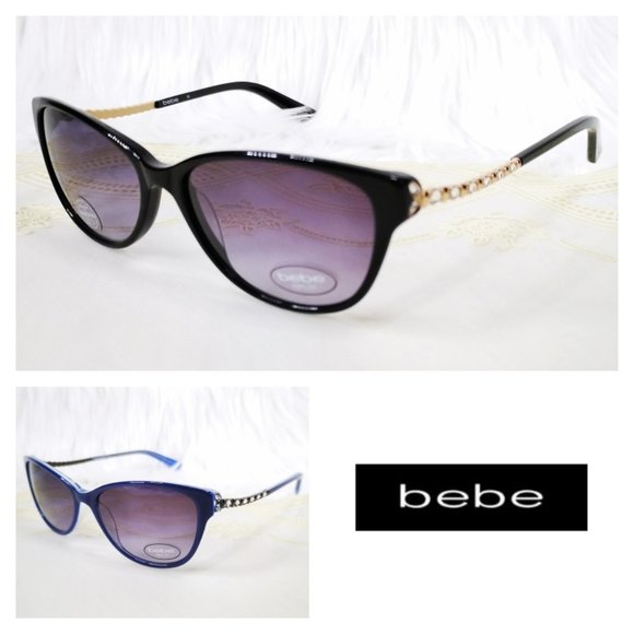 Bebe Women's Sunglasses Swarovski Crystals